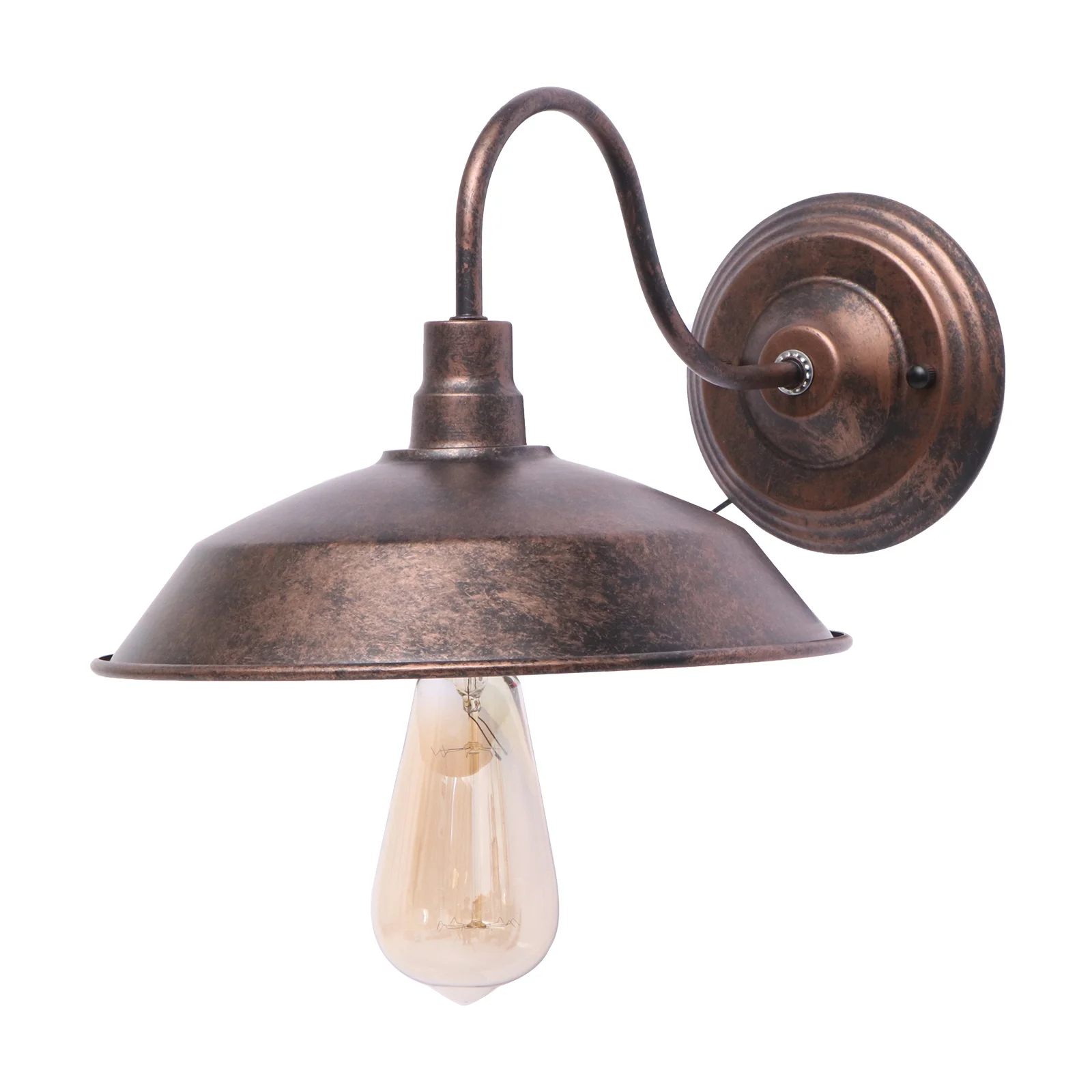 

Настенный светильник Е27, Прочная Железная декоративная лампа без лампочки, для дома, гостиной, спальни, ресторана, кофейного бара, 2 шт.