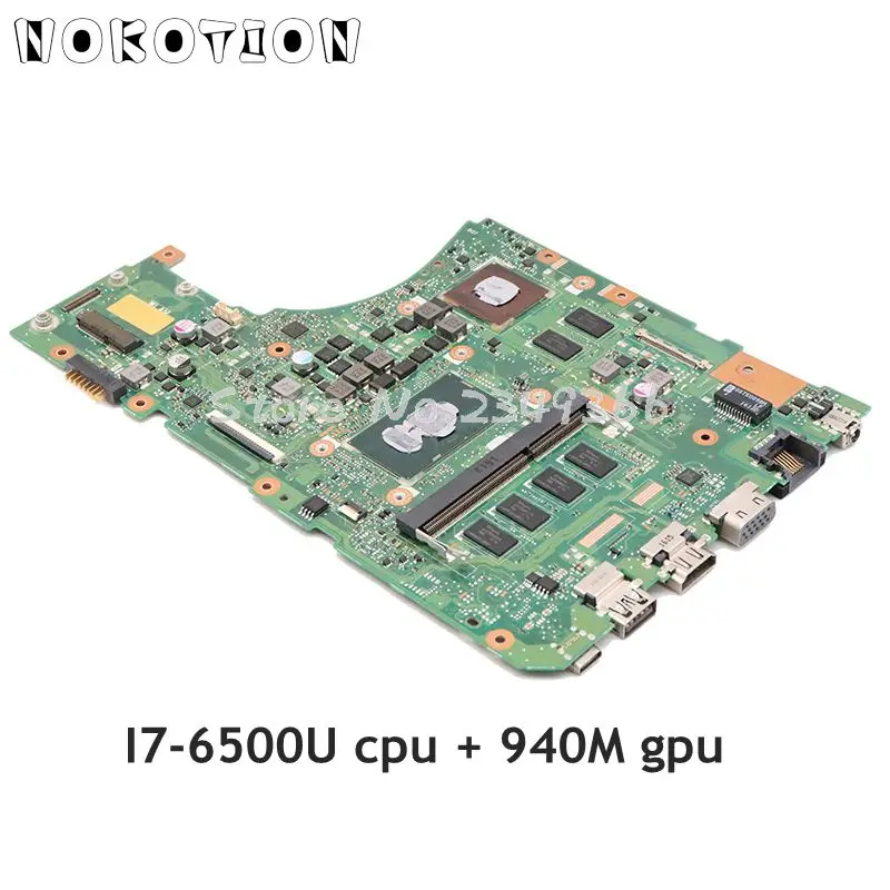 Материнская плата NOKOTION X556UJ MB для ноутбука ASUS X556UJ X556UB, материнская плата 60NB09R0-MB1603 940M GPU Rev 2,0 SR2EZ, стандартный процессор
Материнская плата NOKOTION X556UJ MB для ноутбука ASUS X556UJ X556UB, материнская плата 60NB09R0-MB1603 940M GPU Rev 2,0 SR2EZ, стандартный процессор