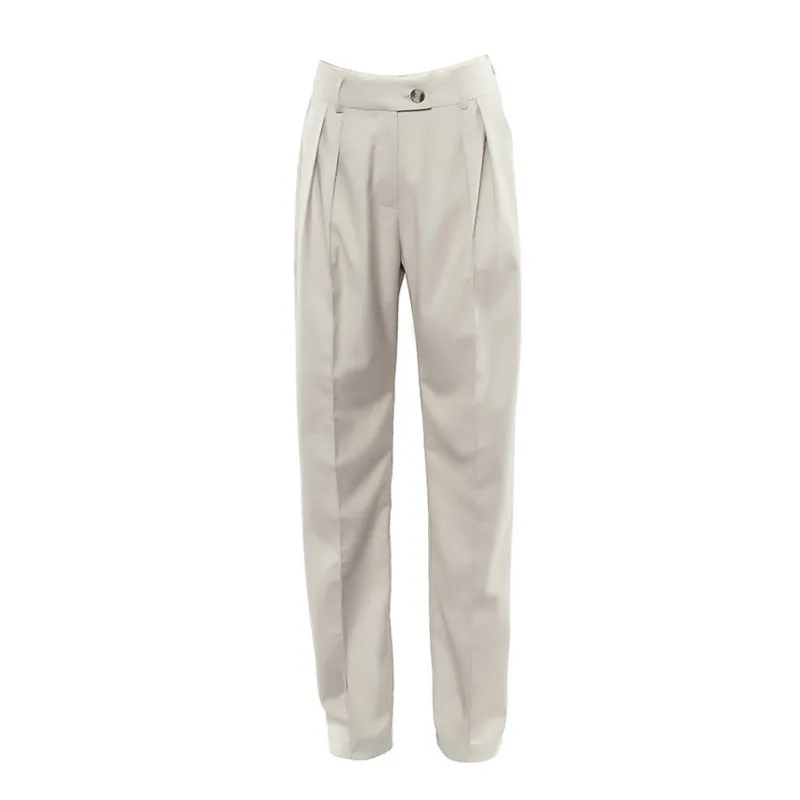2021 Hot Women Pants Korean High Waist Office Ladies Trousers Female Wide Leg Baggy Pants Button Mopping Solid Retro Suit Pants
2021 Hot Women Pants Korean High Waist Office Ladies Trousers Female Wide Leg Baggy Pants Button Mopping Solid Retro Suit Pants