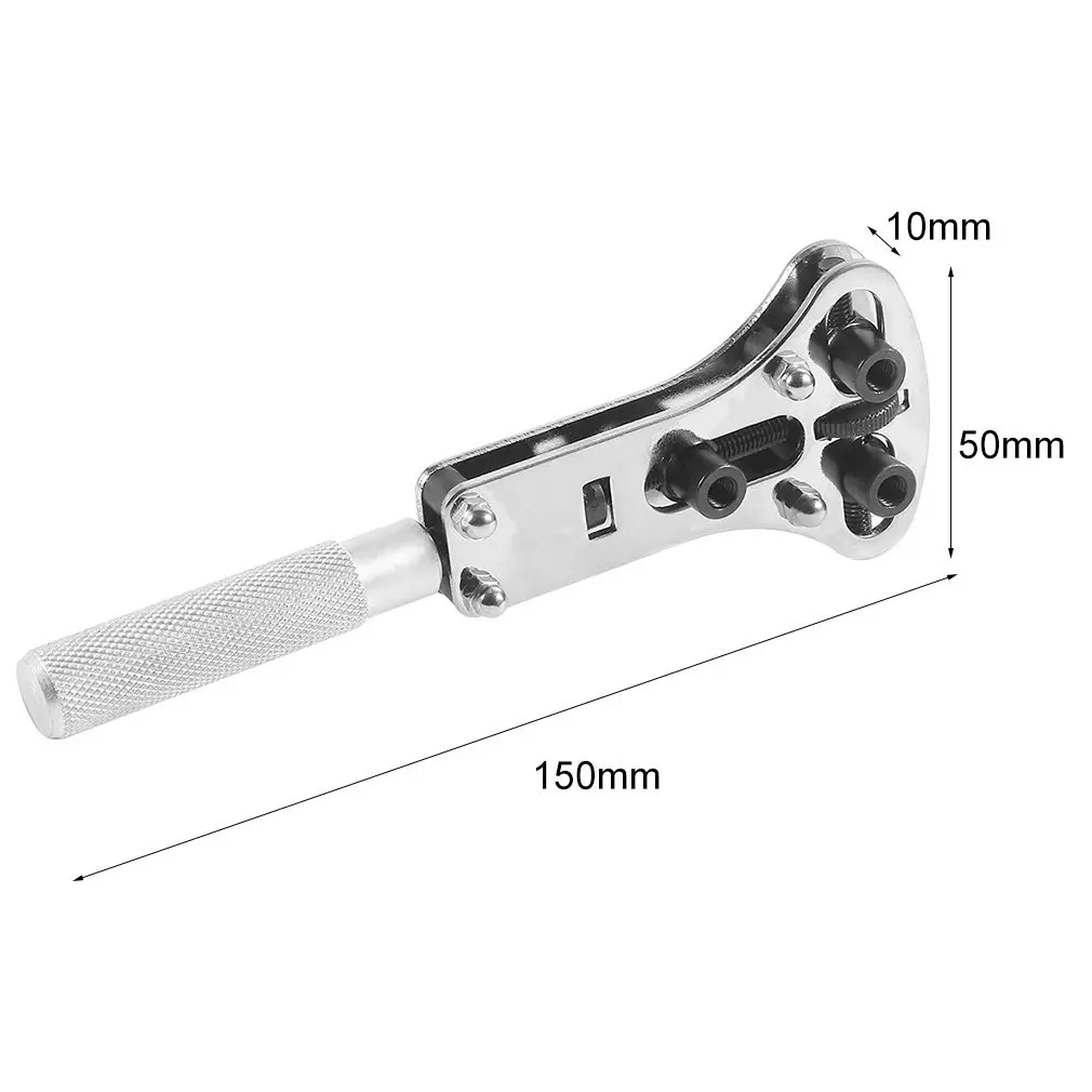 High Quality CRV Steel Watch Case Opener Adjustable Screw Back Remover Waterproof Wrench Repair Tool Set With 18 Pins
High Quality CRV Steel Watch Case Opener Adjustable Screw Back Remover Waterproof Wrench Repair Tool Set With 18 Pins