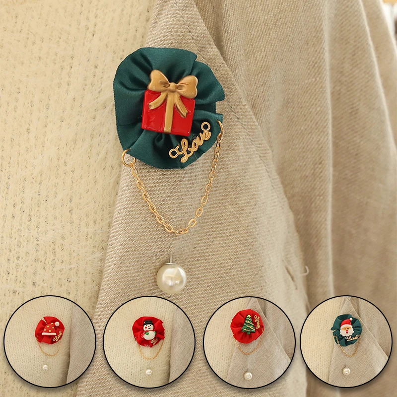 1PC Cloth Brooch Santa Snowman Suit Pin Pearl Fashion Exquisite Fashion Jewelry Brooches Clothing Decoration Accessories 
1PC Cloth Brooch Santa Snowman Suit Pin Pearl Fashion Exquisite Fashion Jewelry Brooches Clothing Decoration Accessories