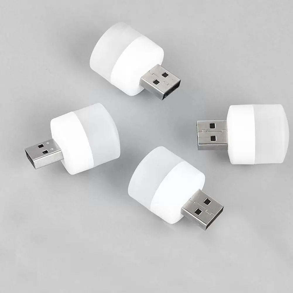 

Лампа с USB-разъемом для компьютера, маленький светодиодный светильник с USB-зарядкой и ночной защитой, маленькие круглые лампы для чтения Boo ...