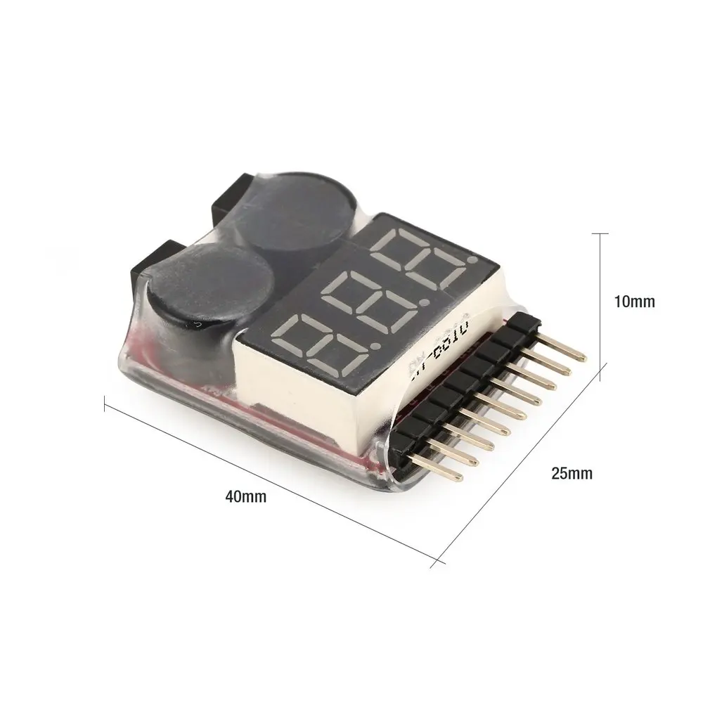 Battery Voltage Indicator Checker Tester 1-6s RC 1S-6S LED Low Voltage Buzzer Alarm Lipo Battery Tester test 2.8V -25.2V
Battery Voltage Indicator Checker Tester 1-6s RC 1S-6S LED Low Voltage Buzzer Alarm Lipo Battery Tester test 2.8V -25.2V