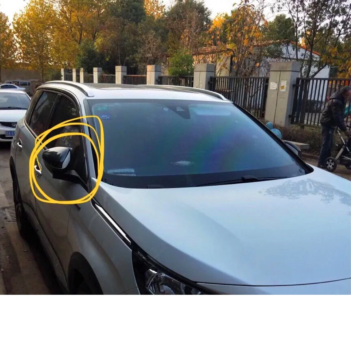 Lsrtw2017 Abs автомобильный чехол заднего вида для Peugeot 3008 5008 2017 2018 2019 2020 аксессуары