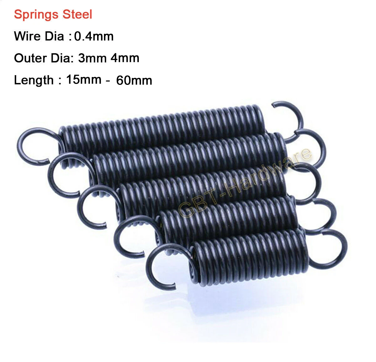 10/20Pcs Spring Steel Stretching Spring Wire Diameter 0.4mm Outer Diameter 3/4mm Total Length 15/20/25/30/35/40/45/50/60mm
10/20Pcs Spring Steel Stretching Spring Wire Diameter 0.4mm Outer Diameter 3/4mm Total Length 15/20/25/30/35/40/45/50/60mm