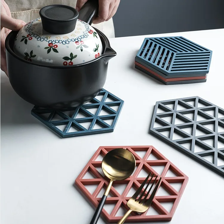 1PC Silicone Non-slip Tableware Insulation Mat Coaster Cup Hexagon Mats Pad Heat-insulated Bowl Placemat Home Decor Desktop
1PC Silicone Non-slip Tableware Insulation Mat Coaster Cup Hexagon Mats Pad Heat-insulated Bowl Placemat Home Decor Desktop
