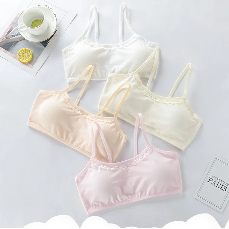 3 Pc Kids Underwear Model Cotton Girls Tank Top Candy Color Undershirt Girls Singlet Baby Camisole Bra Tops 
3 Pc Kids Underwear Model Cotton Girls Tank Top Candy Color Undershirt Girls Singlet Baby Camisole Bra Tops