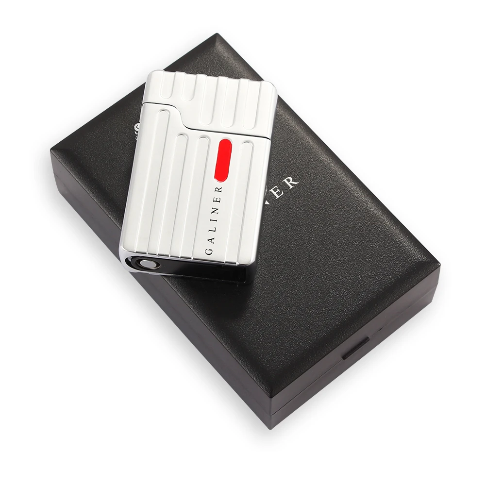 GALINER Trunk Style Briquet Cigarette Tobacco Cigar Lighter Cool Gadgets Butane Jet Torch Lighters Windproof Smoking Tools
GALINER Trunk Style Briquet Cigarette Tobacco Cigar Lighter Cool Gadgets Butane Jet Torch Lighters Windproof Smoking Tools