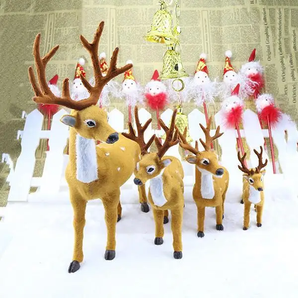 Simulation Plush Reindeer Animal Model Miniature Forest Animal Home Desk Dollhouse Decoration Christmas Cute Deer Ornaments
Simulation Plush Reindeer Animal Model Miniature Forest Animal Home Desk Dollhouse Decoration Christmas Cute Deer Ornaments