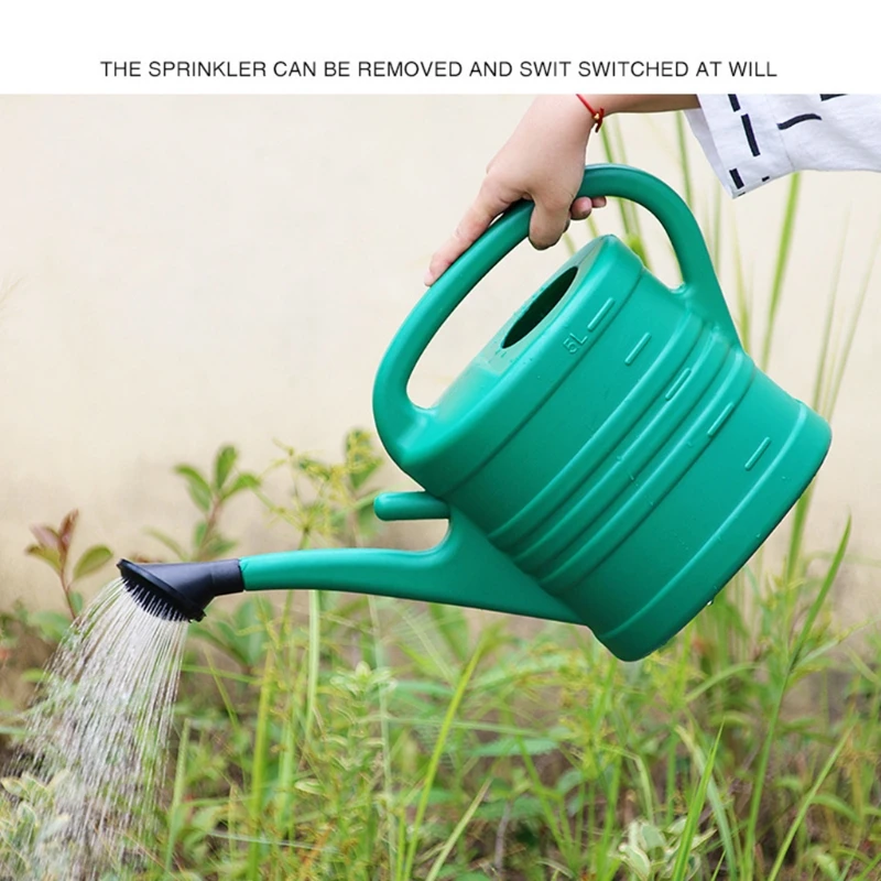 Garden Watering Can with Long Mouth Handle Large Capacity 5/8L Watering Kettle 
Garden Watering Can with Long Mouth Handle Large Capacity 5/8L Watering Kettle