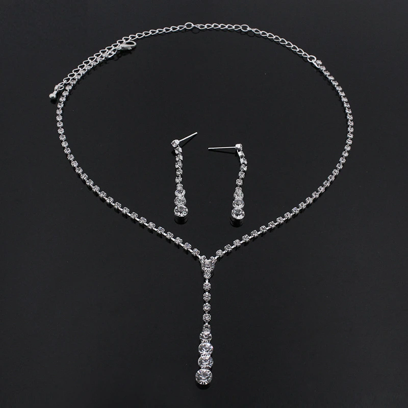 Женский комплект из ожерелья и серег в стиле Звезд длинное колье серьги с