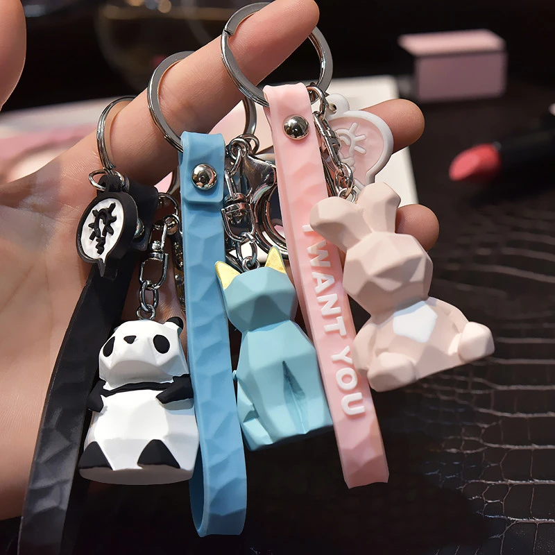 New Fashion Stereo Cute Dinosaur Keychain Key ring Panda Koala Fox Multiple Animal Keychain Cartoon Mobile Phone Bag Fun Pendant
New Fashion Stereo Cute Dinosaur Keychain Key ring Panda Koala Fox Multiple Animal Keychain Cartoon Mobile Phone Bag Fun Pendant