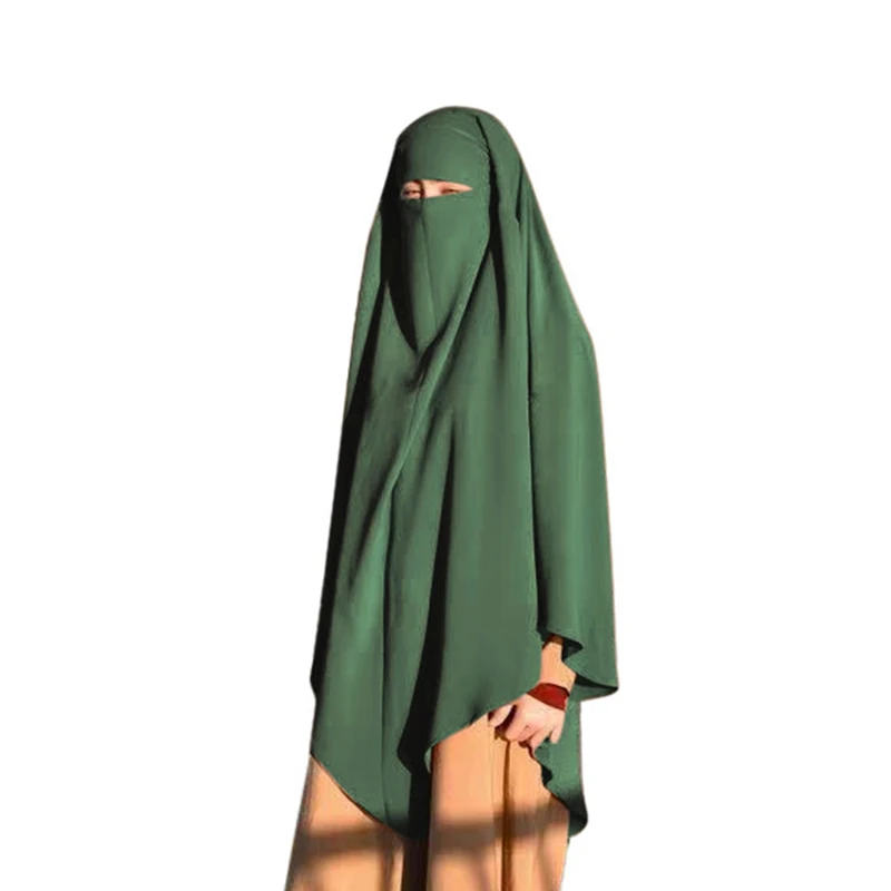Eid Muslim Women Hijab Long Khimar Prayer Garment Djellaba Jilbab Abaya Ramadan Gown Dubai Arab Islamic Niqab Burka Jubah Hijabs
