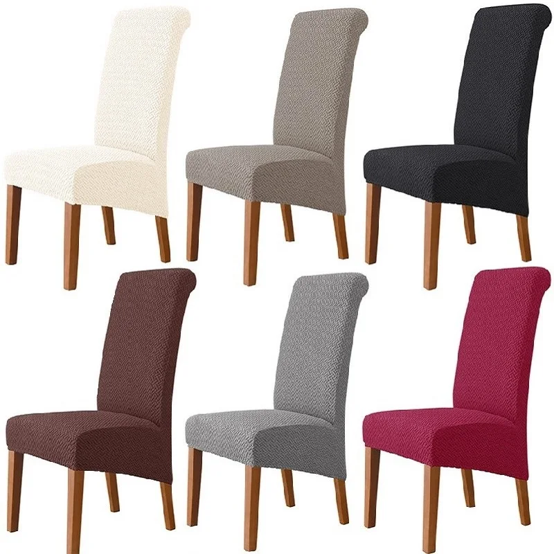 XL Size Chair Covers High Back Jacquard Dining Chair Slipcover Kitchen Restaurant Stretch Seat Case For Banquet Wedding Home
XL Size Chair Covers High Back Jacquard Dining Chair Slipcover Kitchen Restaurant Stretch Seat Case For Banquet Wedding Home