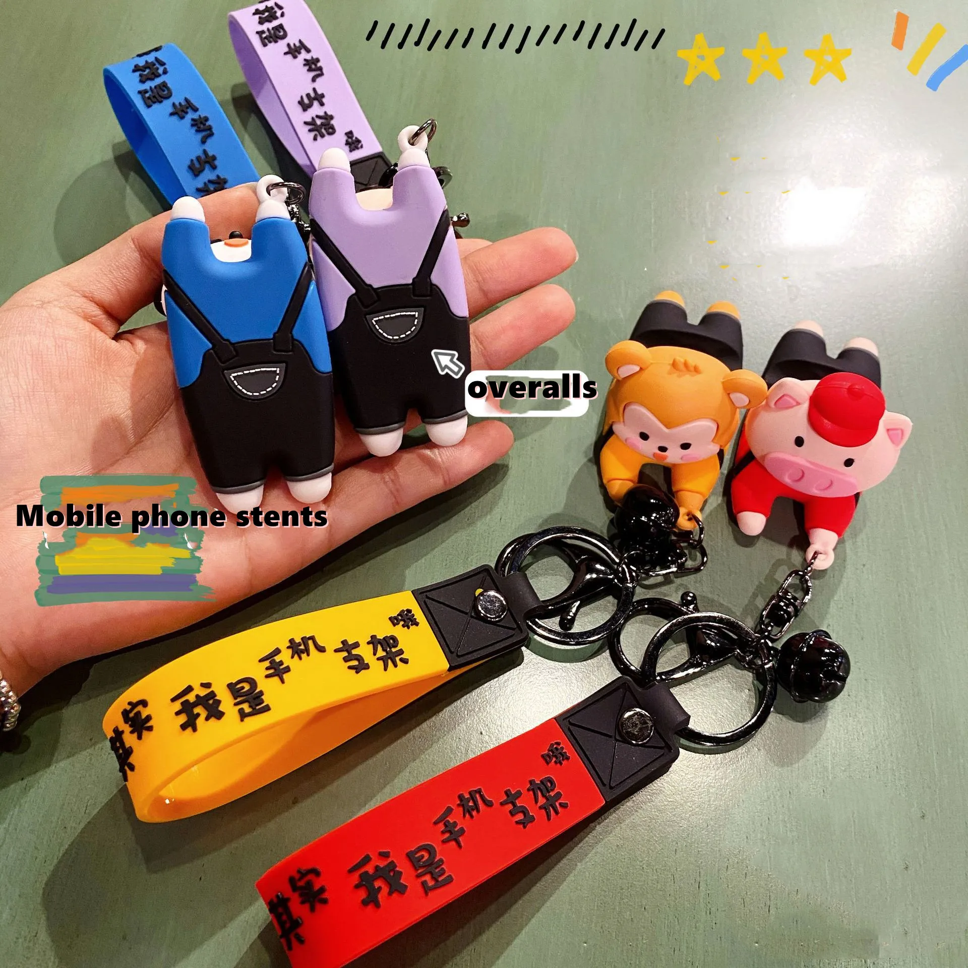 Fashion 2021 Cute Pig Key ChainsCartoon Ip Cell Phone Bracket KeyringsOverallsMonkeyCow Panda Bag Pendant Keychain Wholesale 
Fashion 2021 Cute Pig Key ChainsCartoon Ip Cell Phone Bracket KeyringsOverallsMonkeyCow Panda Bag Pendant Keychain Wholesale