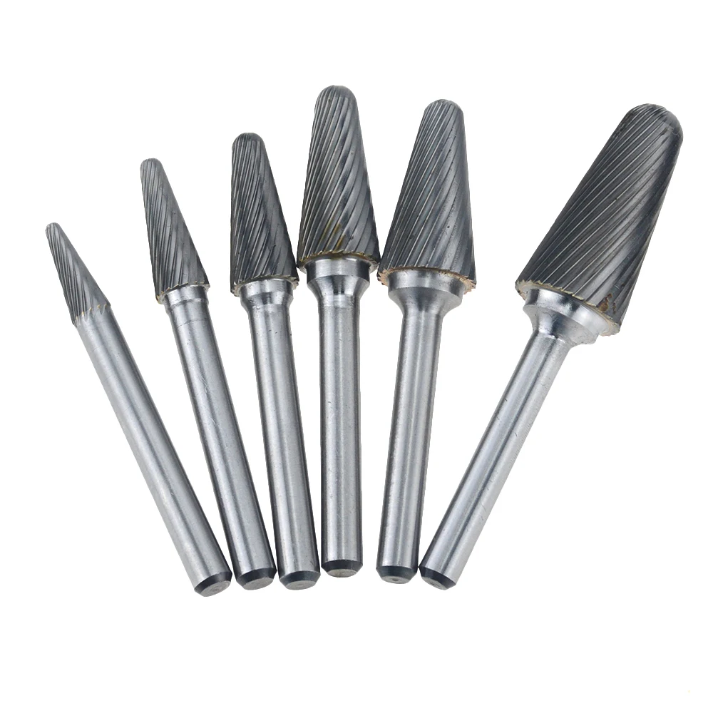 1PCS L-type Single Slot Tungsten Steel Hard Rotary Alloy Metal Grinding Head Conical Dome Rotary Files Milling Cutter
1PCS L-type Single Slot Tungsten Steel Hard Rotary Alloy Metal Grinding Head Conical Dome Rotary Files Milling Cutter
