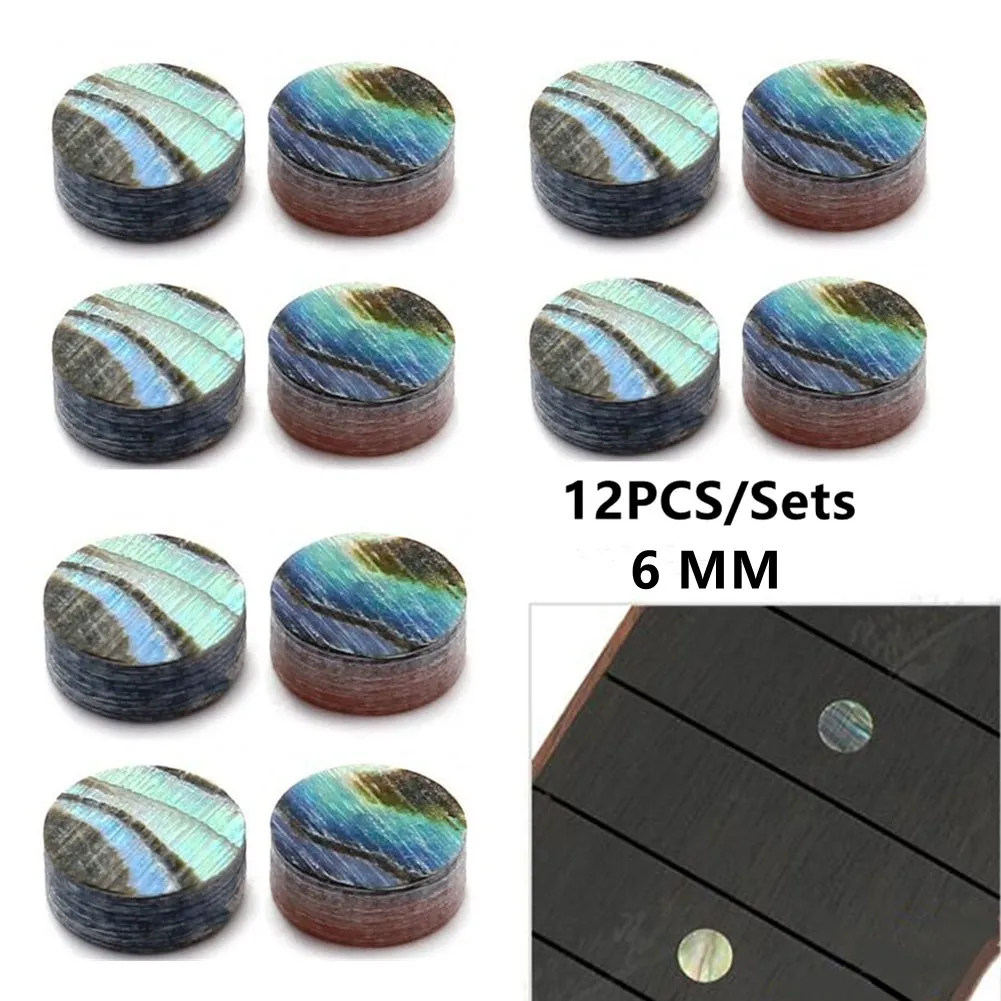 12Pcs Abalone Guitar Dots Fingerboard Inlay Abalone White Pearl Shell Inlay Dot Acoustic Guitar Parts Accessory Decoration 6x2mm
12Pcs Abalone Guitar Dots Fingerboard Inlay Abalone White Pearl Shell Inlay Dot Acoustic Guitar Parts Accessory Decoration 6x2mm