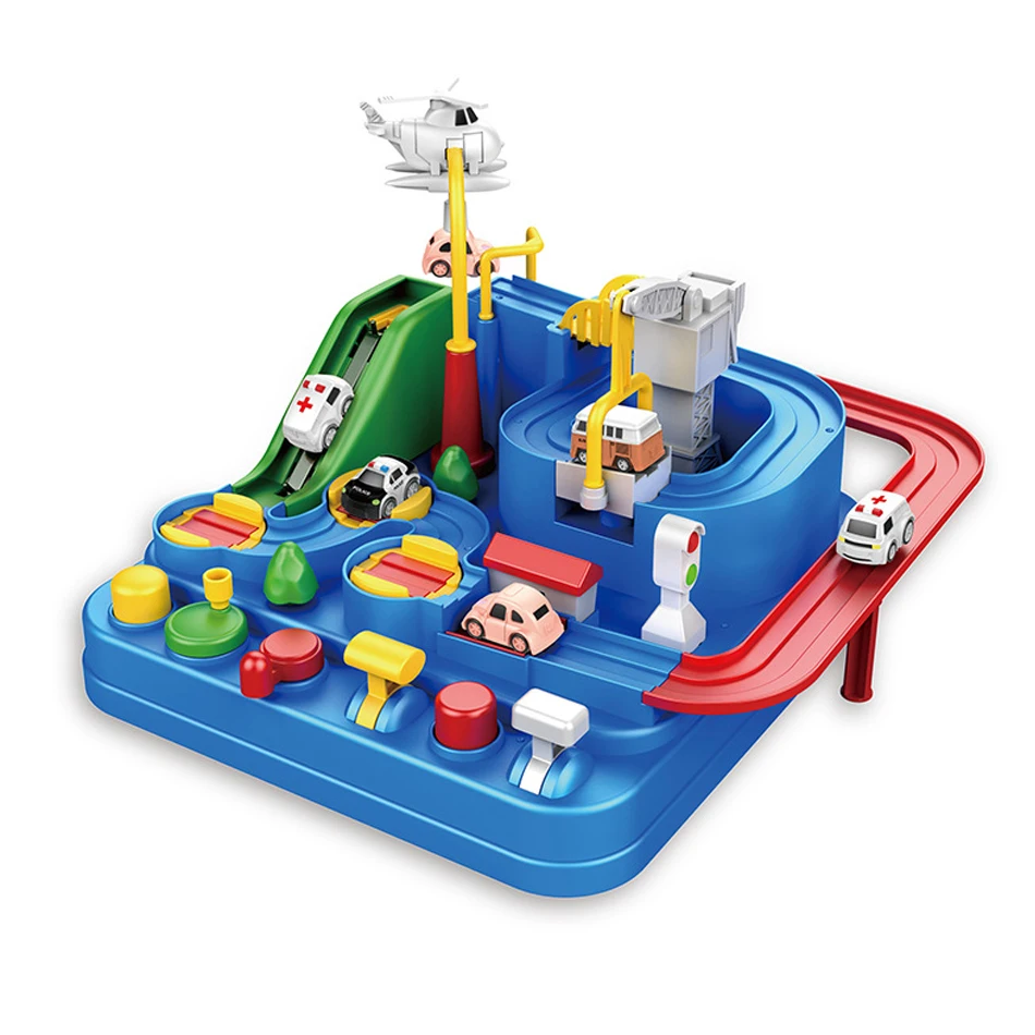 Racing Rail Car Model Racing Educational Toy Children Track Car Adventure Game Brain Game Mechanical Interactive Train Toys
Racing Rail Car Model Racing Educational Toy Children Track Car Adventure Game Brain Game Mechanical Interactive Train Toys