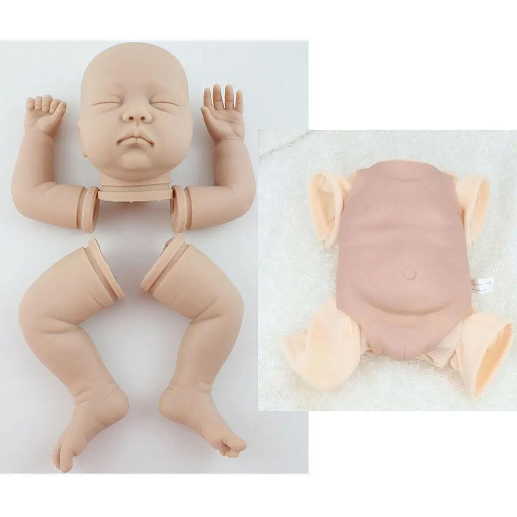 Silicone 22" Reborn Kits Baby Boy Doll With Full Limb,Belly Plate,Cloth Body Baby Doll Accessories Girls Toys Baby Doll Toy
Silicone 22" Reborn Kits Baby Boy Doll With Full Limb,Belly Plate,Cloth Body Baby Doll Accessories Girls Toys Baby Doll Toy