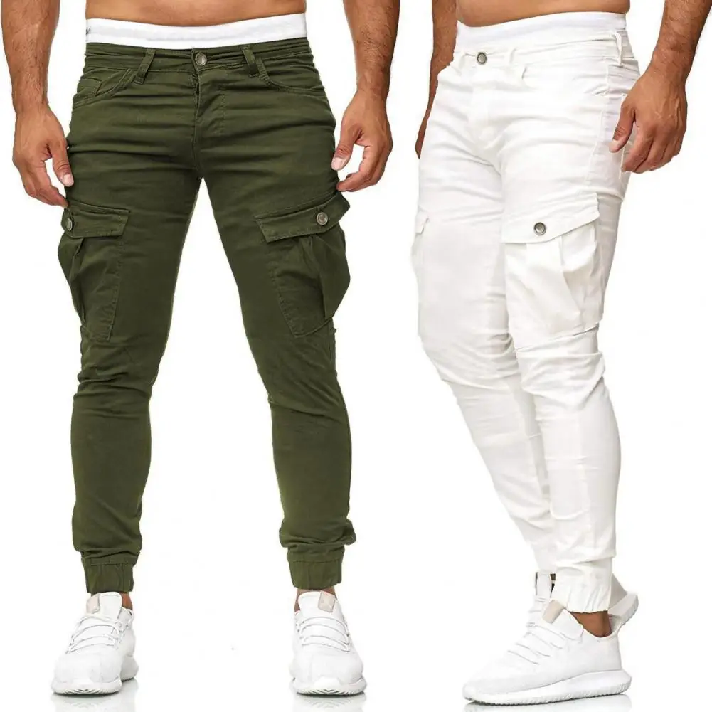 Male Clothing Skinny Men Leisure Long Cargo Pants Ankle Length Trousers Pockets for Going Out
Male Clothing Skinny Men Leisure Long Cargo Pants Ankle Length Trousers Pockets for Going Out