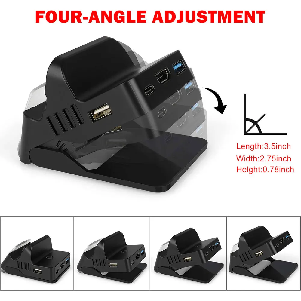 2021 Portable Switch Charging Stand Switch TV Dock Charging Dock Multi-Angle Ajustable Tabletop Playstand For Nintendo Switch
2021 Portable Switch Charging Stand Switch TV Dock Charging Dock Multi-Angle Ajustable Tabletop Playstand For Nintendo Switch