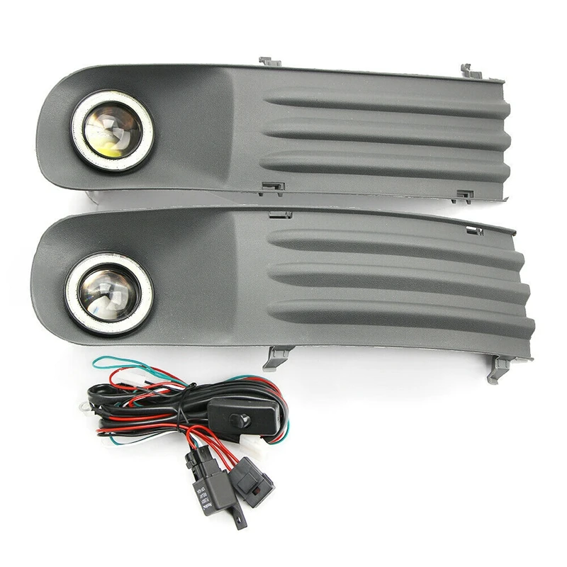Car Fog Lights Lamps Angel Eye Grilles +Harness For Vw Transporter T5 T28 T30 2003-2009
Car Fog Lights Lamps Angel Eye Grilles +Harness For Vw Transporter T5 T28 T30 2003-2009