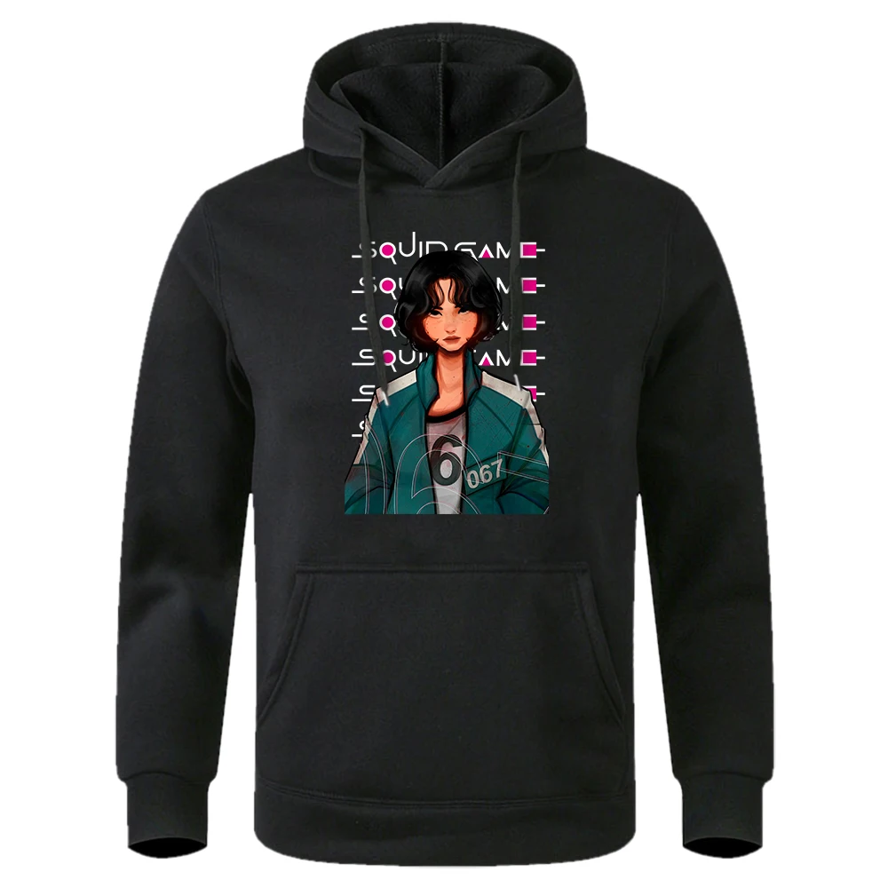 2021 New Squid Game No.067 Participant Printing men'S Hoody Loose Funny Hoodied Sweatshirts Comfortable Top male Sweatshirt
2021 New Squid Game No.067 Participant Printing men'S Hoody Loose Funny Hoodied Sweatshirts Comfortable Top male Sweatshirt