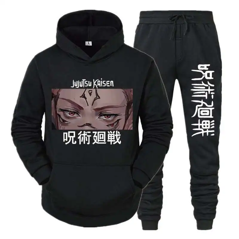 Jujutsu Kaisen Anime Sets Tracksuit Harajuku Cool Hooded Sweatshirt Sportswear Suit Pullover Ryomen Sukuna Graphic Two Piece Set
Jujutsu Kaisen Anime Sets Tracksuit Harajuku Cool Hooded Sweatshirt Sportswear Suit Pullover Ryomen Sukuna Graphic Two Piece Set