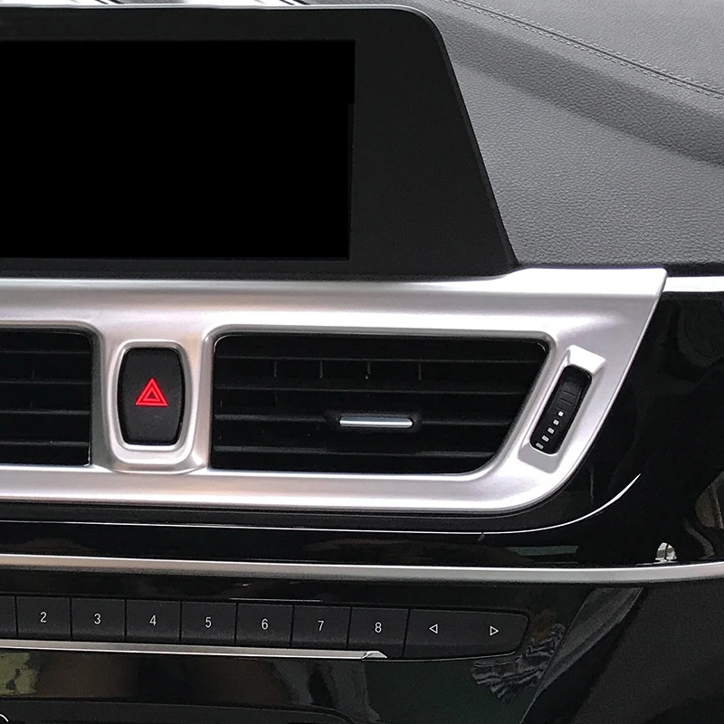 Car Interior Decoration Console Air Conditioning Vent Cover Trim Frame Sticker For BMW 1 Series 118i 120i 2017 ABS Chrome New
Car Interior Decoration Console Air Conditioning Vent Cover Trim Frame Sticker For BMW 1 Series 118i 120i 2017 ABS Chrome New
