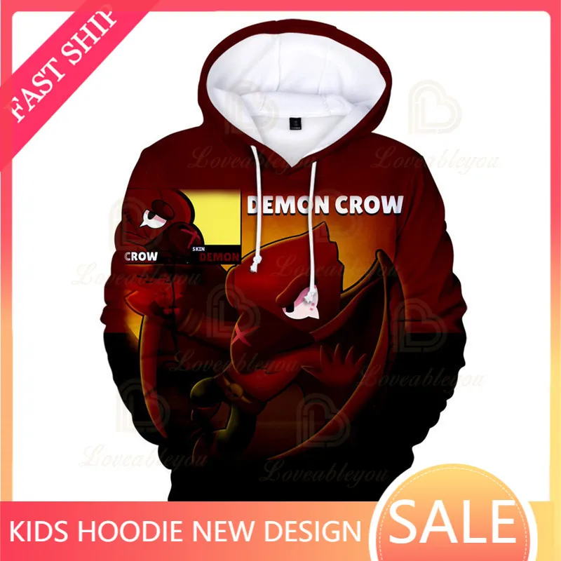 2021 Boys Girls Browlers Crow and Star,Shoot Game 3D Print Hoodie Jacket Clothing Harajuku Sweatshirt Kids MAX Tops Men
2021 Boys Girls Browlers Crow and Star,Shoot Game 3D Print Hoodie Jacket Clothing Harajuku Sweatshirt Kids MAX Tops Men