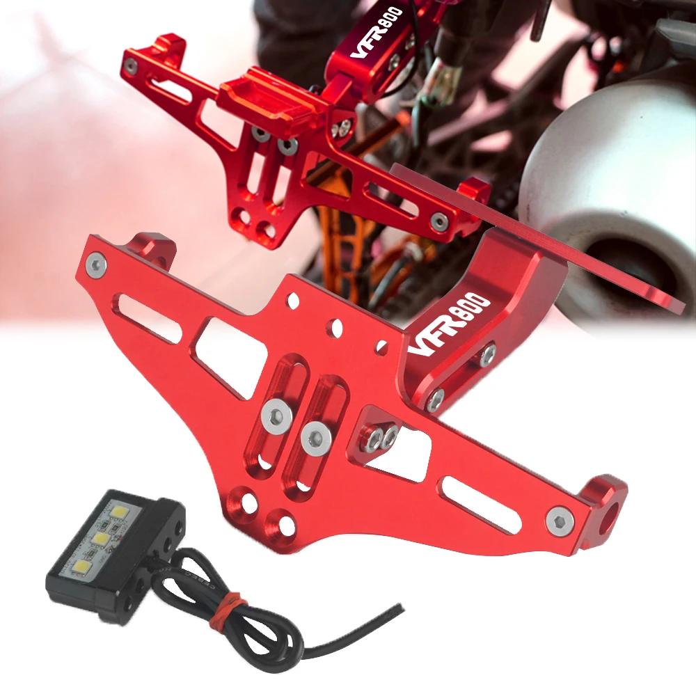 Motorcycle Adjustable Angle License Number Plate Frame Holder Bracket FOR HONDA VFR800 VFR800FIWI VFR800VTEC 1998 1999 2000-2008
Motorcycle Adjustable Angle License Number Plate Frame Holder Bracket FOR HONDA VFR800 VFR800FIWI VFR800VTEC 1998 1999 2000-2008