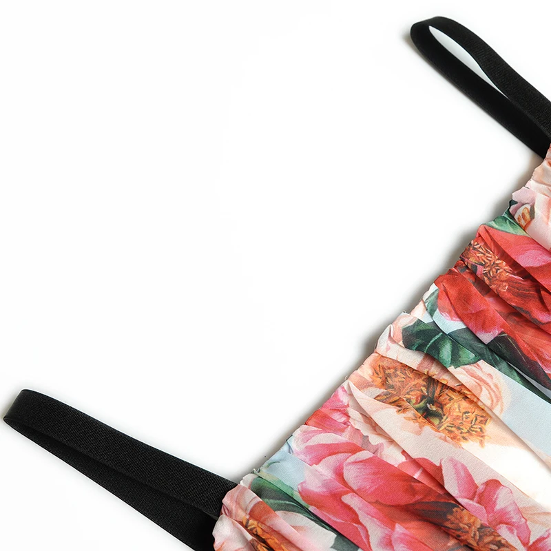 Runway Designer High Quality Summer New Women's Fashion Party Sexy Beach Vintage Elegant Chic Print Chiffon Camisole Strap Dress
Runway Designer High Quality Summer New Women's Fashion Party Sexy Beach Vintage Elegant Chic Print Chiffon Camisole Strap Dress