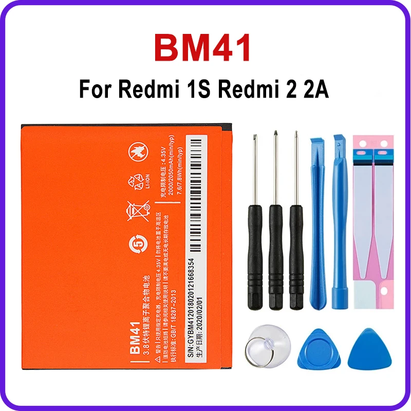 Battery BM41 For Redmi 1S Redmi 2 2A Compatible Bateria Mobile Phone Replacement Batteries In Stock
Battery BM41 For Redmi 1S Redmi 2 2A Compatible Bateria Mobile Phone Replacement Batteries In Stock