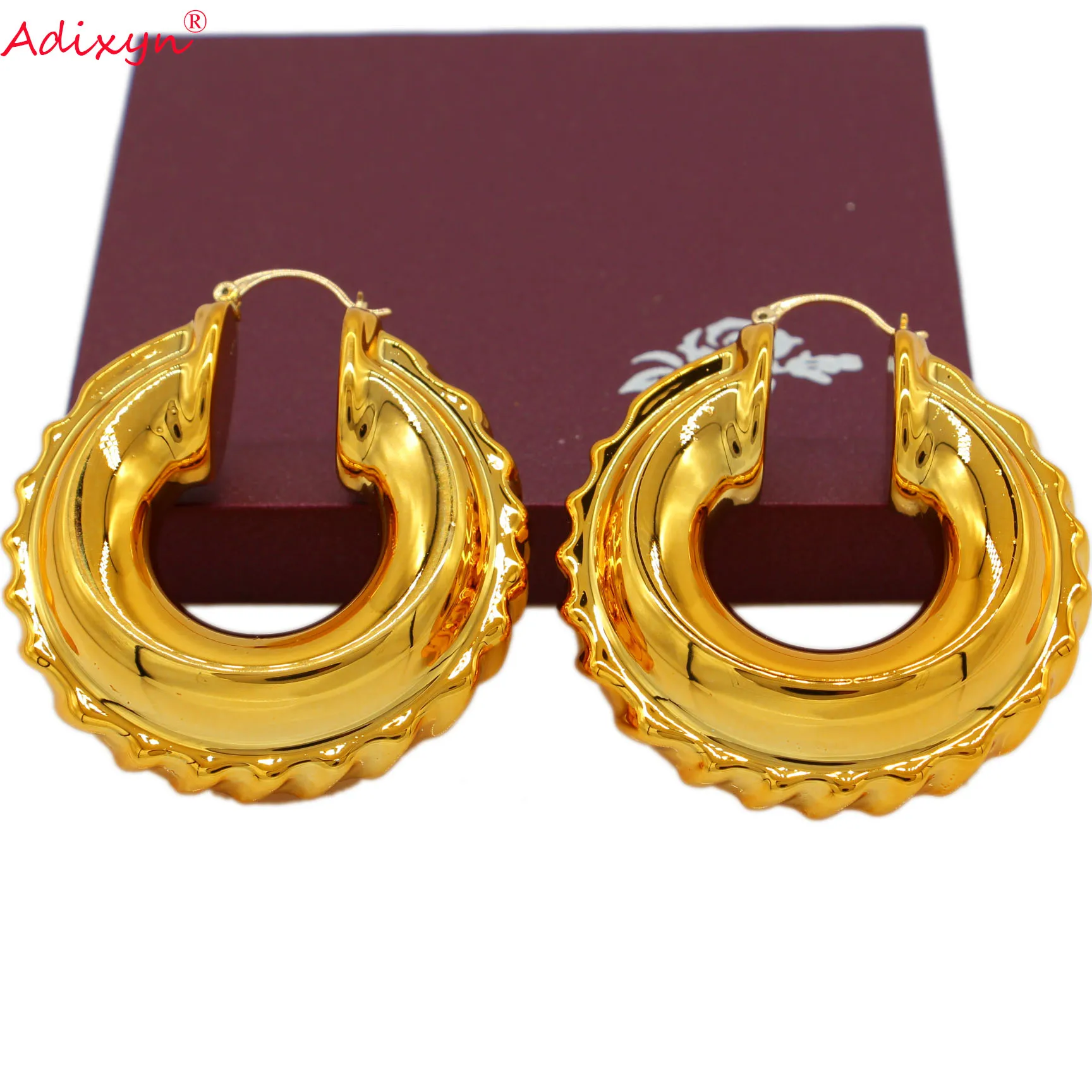 Adixyn Bright Color Hoop Earrings Female Hollow Big Size Earrings Fashion Bridal Earrings Gifts N031913
Adixyn Bright Color Hoop Earrings Female Hollow Big Size Earrings Fashion Bridal Earrings Gifts N031913
