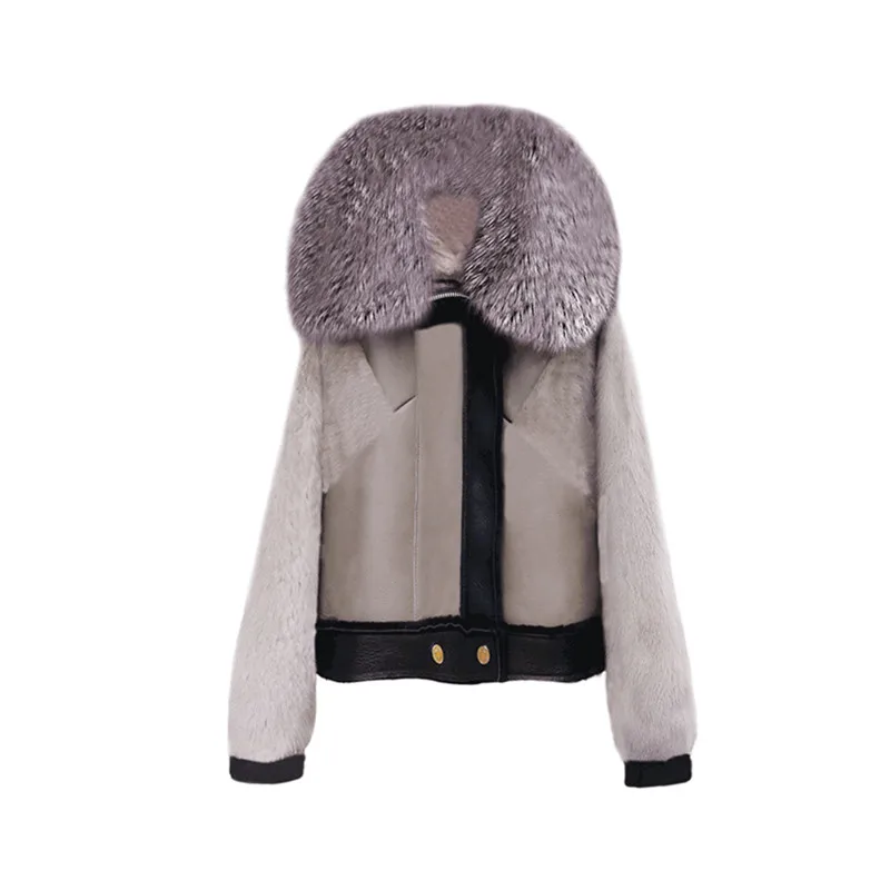 CXFS 2021 New Natural Mink Double Faced Fur Coat New Winter Jacket Women Real Fox Fur Collar Warm Fashion Outerwear Streetwear
CXFS 2021 New Natural Mink Double Faced Fur Coat New Winter Jacket Women Real Fox Fur Collar Warm Fashion Outerwear Streetwear