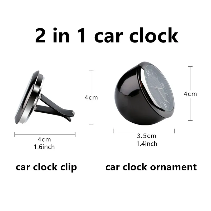 Car Clock Ornaments Air Vents Outlet Clip Mini Watch Car Interior Accessories Auto Dashboard Time Display Clock Decoration Gift
Car Clock Ornaments Air Vents Outlet Clip Mini Watch Car Interior Accessories Auto Dashboard Time Display Clock Decoration Gift