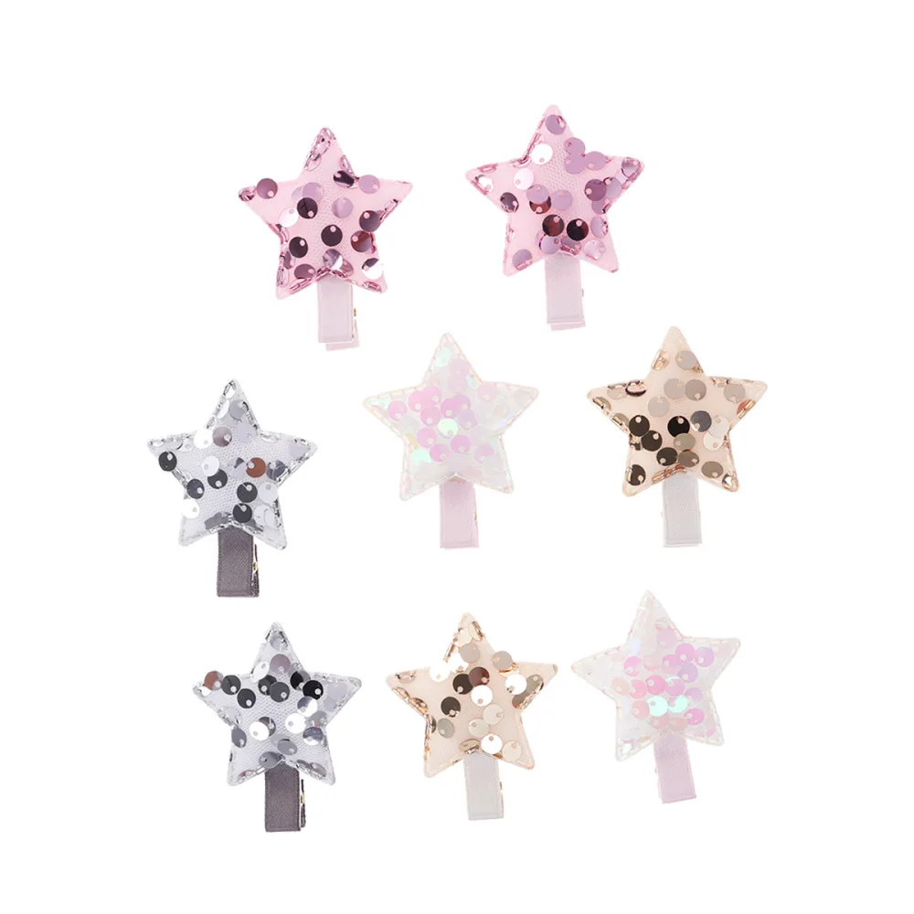 8pcs Star Hair Clips Bling Bling Colorful Sequins Hairpin Barrette for Kids Toddlers Girls
8pcs Star Hair Clips Bling Bling Colorful Sequins Hairpin Barrette for Kids Toddlers Girls