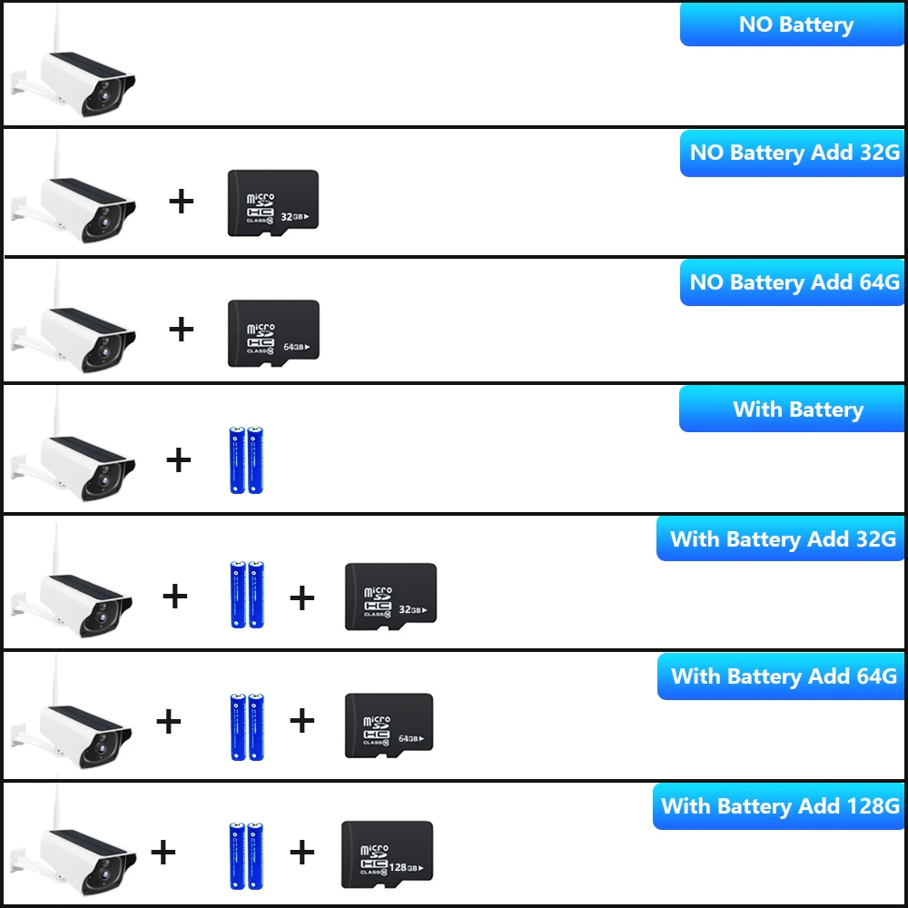 Outdoor Solar Security Camera 1080P Wireless WiFi Camera Solar Panel Rechargeable Battery Bullet PIR Motion Alarm Two Way Audio
Outdoor Solar Security Camera 1080P Wireless WiFi Camera Solar Panel Rechargeable Battery Bullet PIR Motion Alarm Two Way Audio