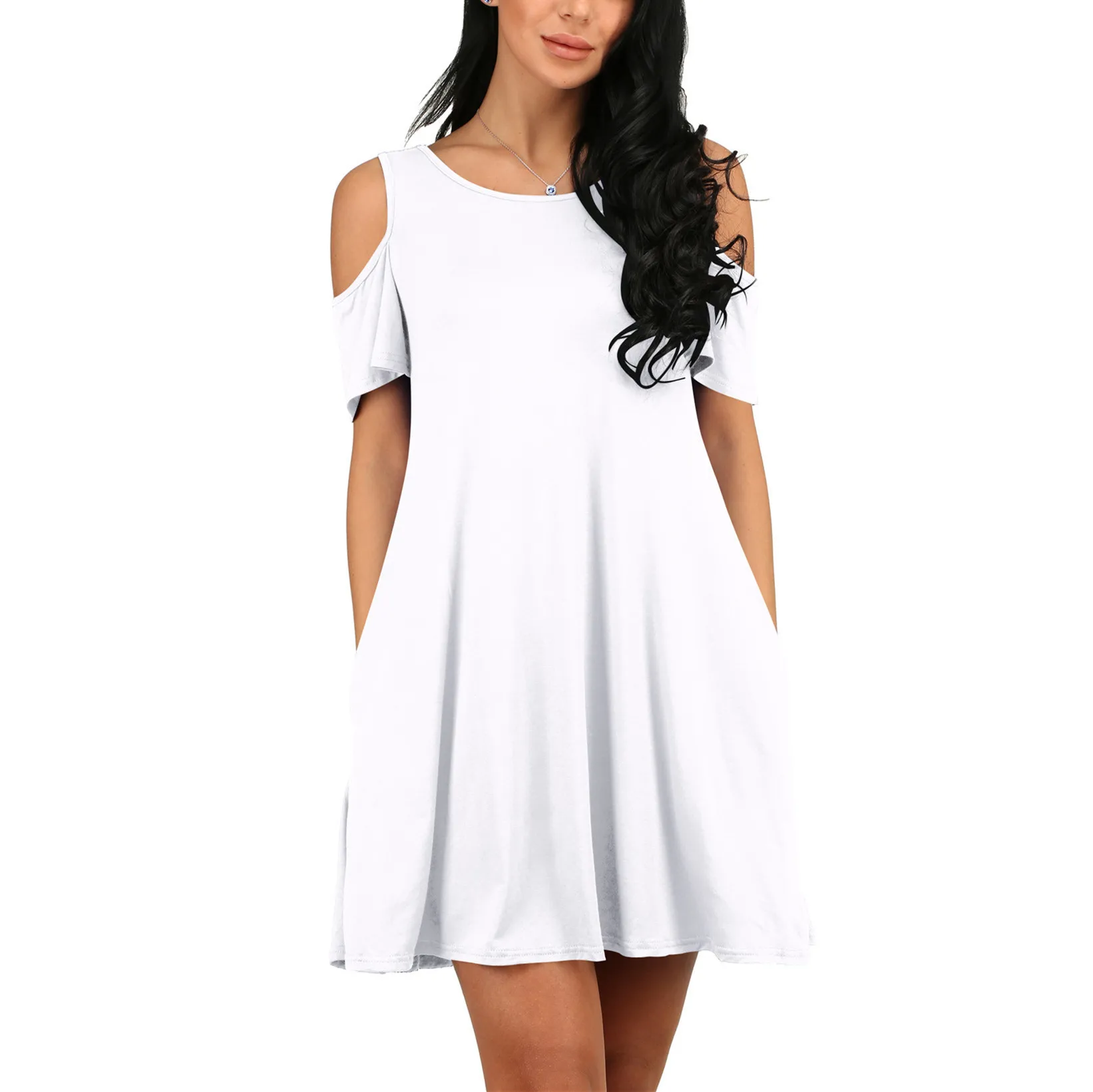 FAKUNTN Women Summer Dress 2020 Solid Beach Dresses Female Off Shoulder Long Vestidos Beach Sexy Sundress Casual Dress
FAKUNTN Women Summer Dress 2020 Solid Beach Dresses Female Off Shoulder Long Vestidos Beach Sexy Sundress Casual Dress