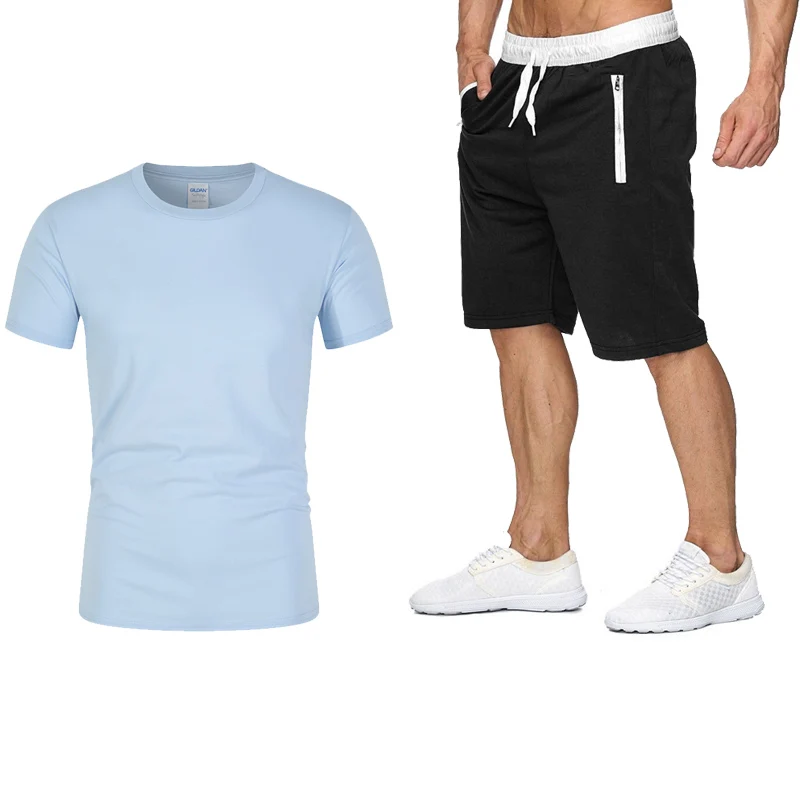 2021 Hot Sale Pure Color Casual Men's Casual Slim Sportswear Pure Color Men's Gym Slim Jogger Sports Casual Short Sleeve Suit
2021 Hot Sale Pure Color Casual Men's Casual Slim Sportswear Pure Color Men's Gym Slim Jogger Sports Casual Short Sleeve Suit