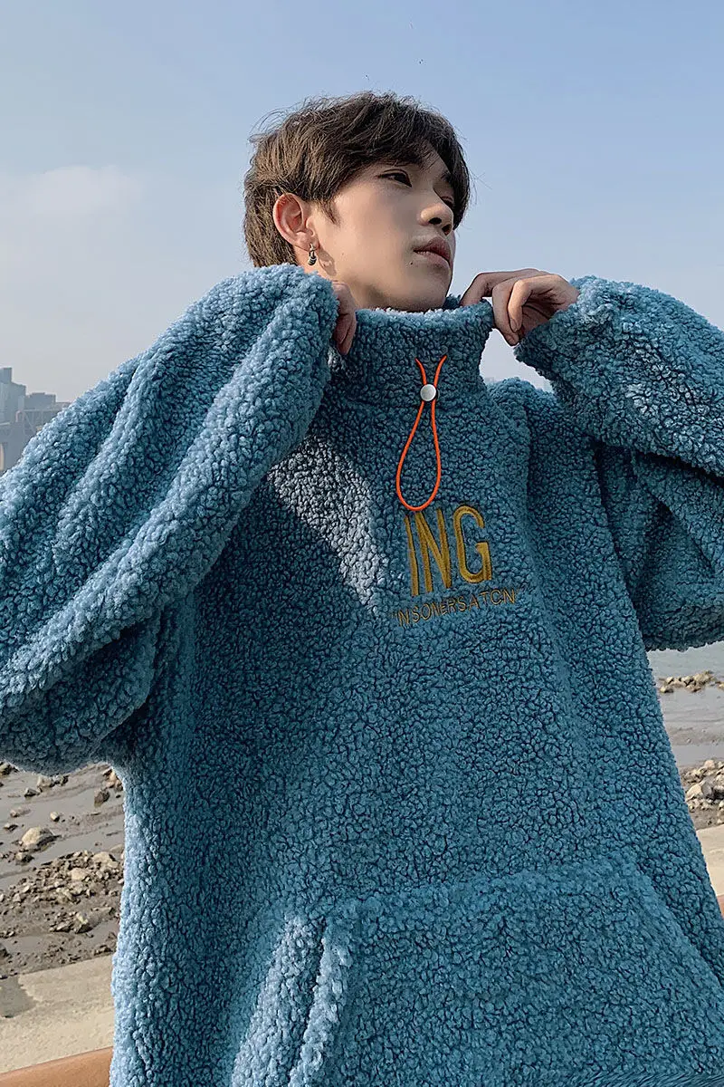 2020 Winter New Youth Popular Loose Solid Color Plus Velvet Thick Lamb Wool Coat Fashionable Casual All-match Pullover
2020 Winter New Youth Popular Loose Solid Color Plus Velvet Thick Lamb Wool Coat Fashionable Casual All-match Pullover