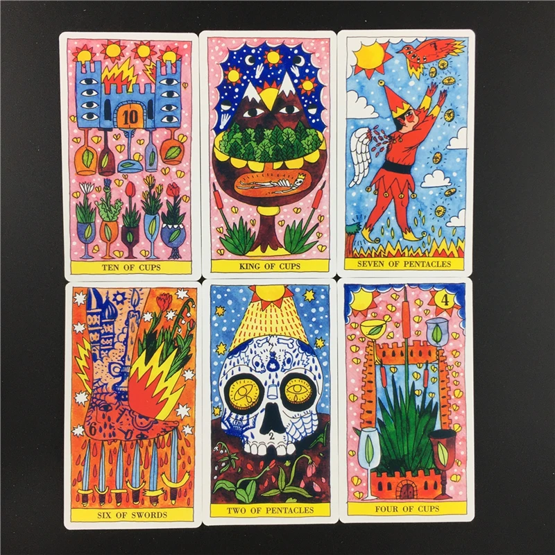 Tarot del Fuego Cards Tarot for Deck Oracles Electronic Guide Book Game Toy by Ricardo Cavolo
Tarot del Fuego Cards Tarot for Deck Oracles Electronic Guide Book Game Toy by Ricardo Cavolo