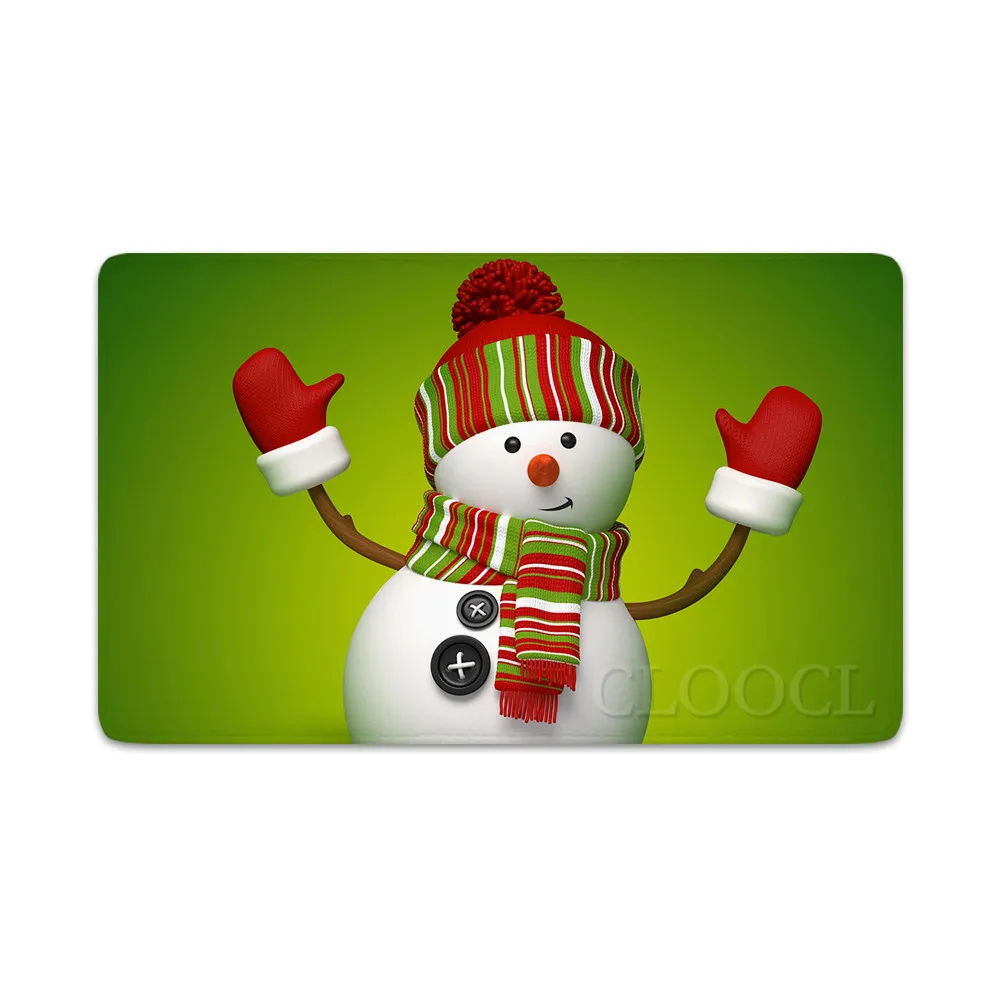 CLOOCL Christmas Door Mats Cartoon Snowman Striped Hat Scarf 3D Print Funny Festival Party Accessories Home Textile
CLOOCL Christmas Door Mats Cartoon Snowman Striped Hat Scarf 3D Print Funny Festival Party Accessories Home Textile