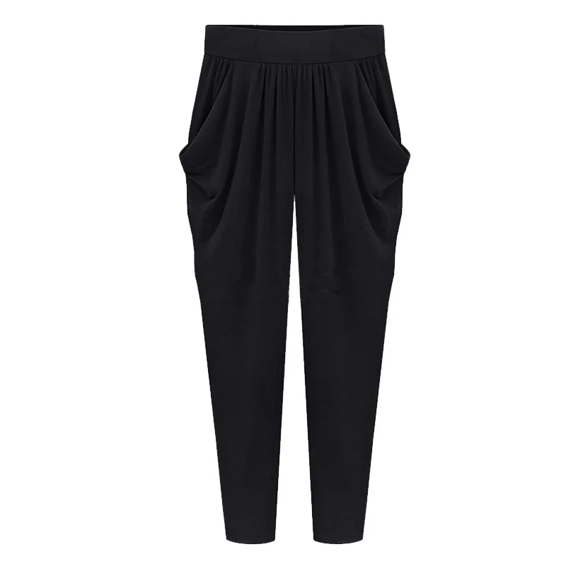 5XL 6XL 7XL 8XL Plus Size 2020 Autumn Casual Woman Trousers Pleated Strechy Elastic Harem Pants Pantalon Femmes Calca Feminina
5XL 6XL 7XL 8XL Plus Size 2020 Autumn Casual Woman Trousers Pleated Strechy Elastic Harem Pants Pantalon Femmes Calca Feminina