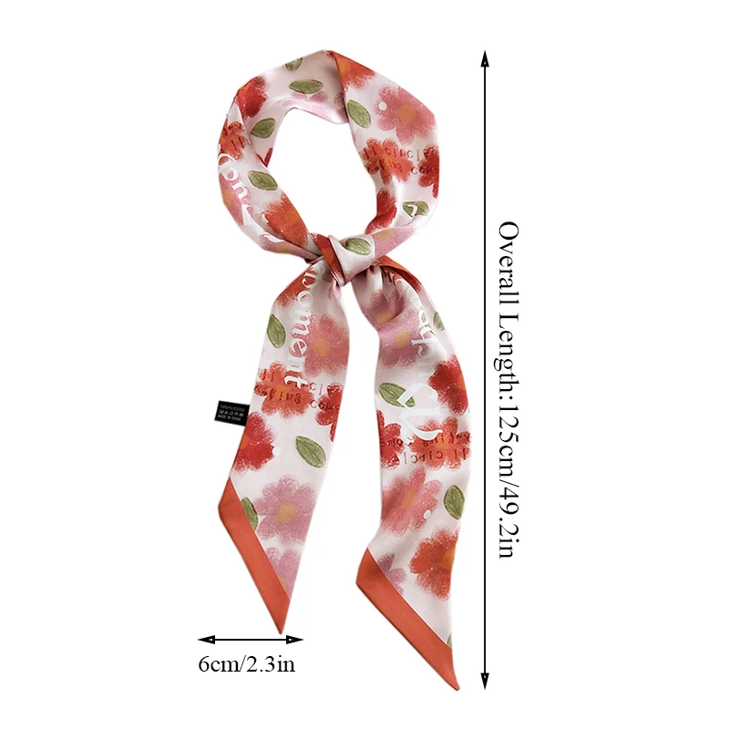 2021 Small Silk Satin Scarf Long Skinny Bows Hair Scarf DIY Handle Bag Ribbons Female Head Neck Scarves Headband Print Hair Tie
2021 Small Silk Satin Scarf Long Skinny Bows Hair Scarf DIY Handle Bag Ribbons Female Head Neck Scarves Headband Print Hair Tie
