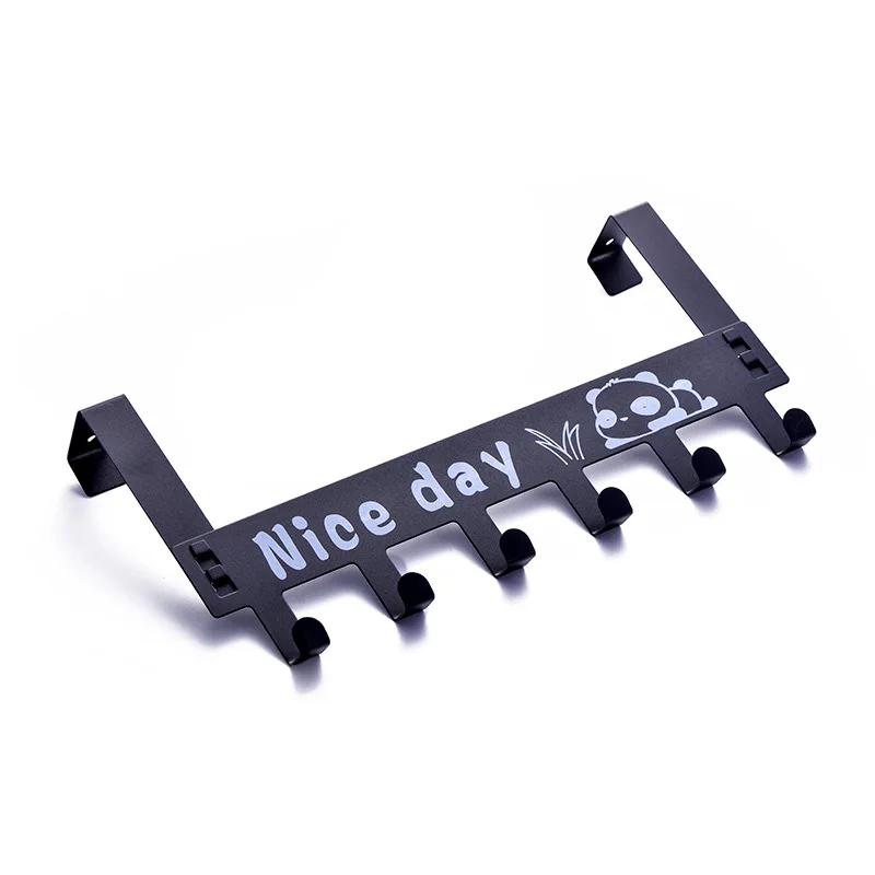 Coat Storage Hook Door Back Wall Style Convenient No Need To Punch Seamless Sturdy Cartoon Lovely One With Six Black White Hooks
Coat Storage Hook Door Back Wall Style Convenient No Need To Punch Seamless Sturdy Cartoon Lovely One With Six Black White Hooks