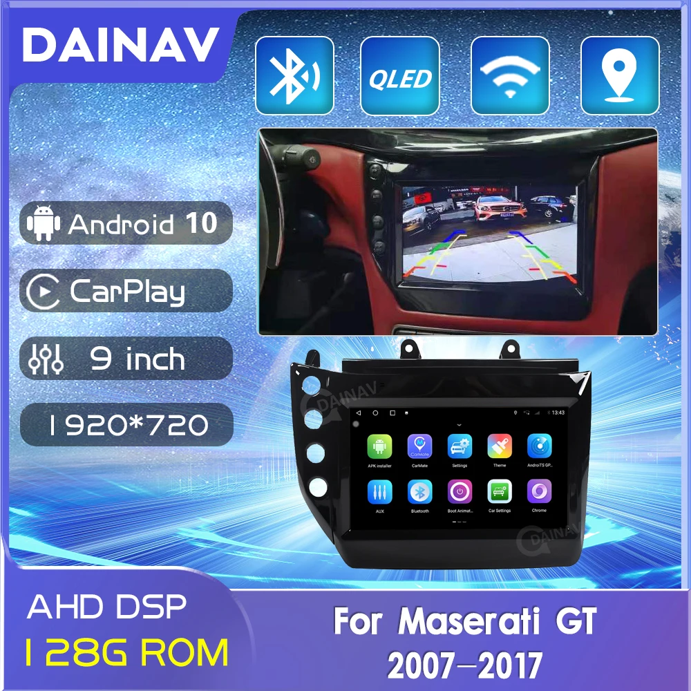 Автомагнитола 2 Din 128G Android для Maserati GT 2007-2017, автомагнитола с GPS-навигацией, мультимедийный плеер, головное устройство, магнитофон
Автомагнитола 2 Din 128G Android для Maserati GT 2007-2017, автомагнитола с GPS-навигацией, мультимедийный плеер, головное устройство, магнитофон