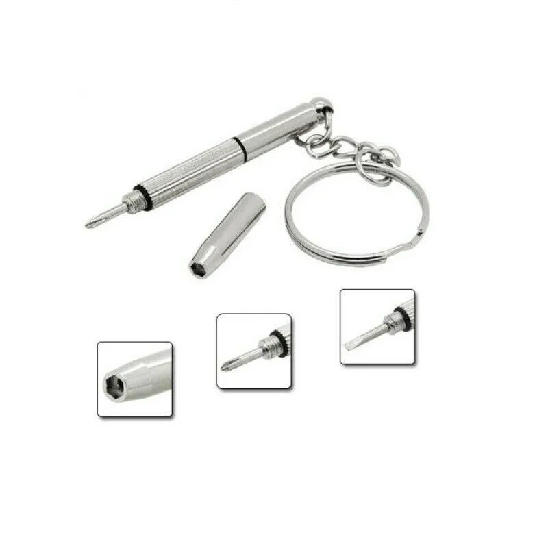 5-in-1 Mini Precision Repair Screwdriver Multifunctional Portable Optical/Eyeglasses/Sunglasses/Jewelry/Watches With Key Chain
5-in-1 Mini Precision Repair Screwdriver Multifunctional Portable Optical/Eyeglasses/Sunglasses/Jewelry/Watches With Key Chain