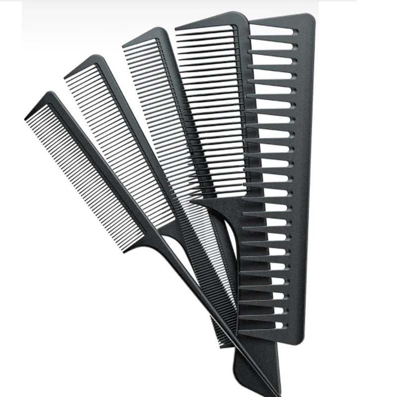 1PC Black Carbon Fiber Comb Set Professional Hair Tail Comb Salon Cutting Comb Salon Comb Styling Tool
1PC Black Carbon Fiber Comb Set Professional Hair Tail Comb Salon Cutting Comb Salon Comb Styling Tool