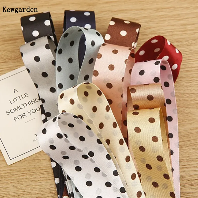 Kewgarden DIY Make Bow tie Hair Accessories Dots Polyester Ribbon 1" 1.5" 25mm 38mm Handmade Tape Craft Gift Packing 10 Yards
Kewgarden DIY Make Bow tie Hair Accessories Dots Polyester Ribbon 1" 1.5" 25mm 38mm Handmade Tape Craft Gift Packing 10 Yards